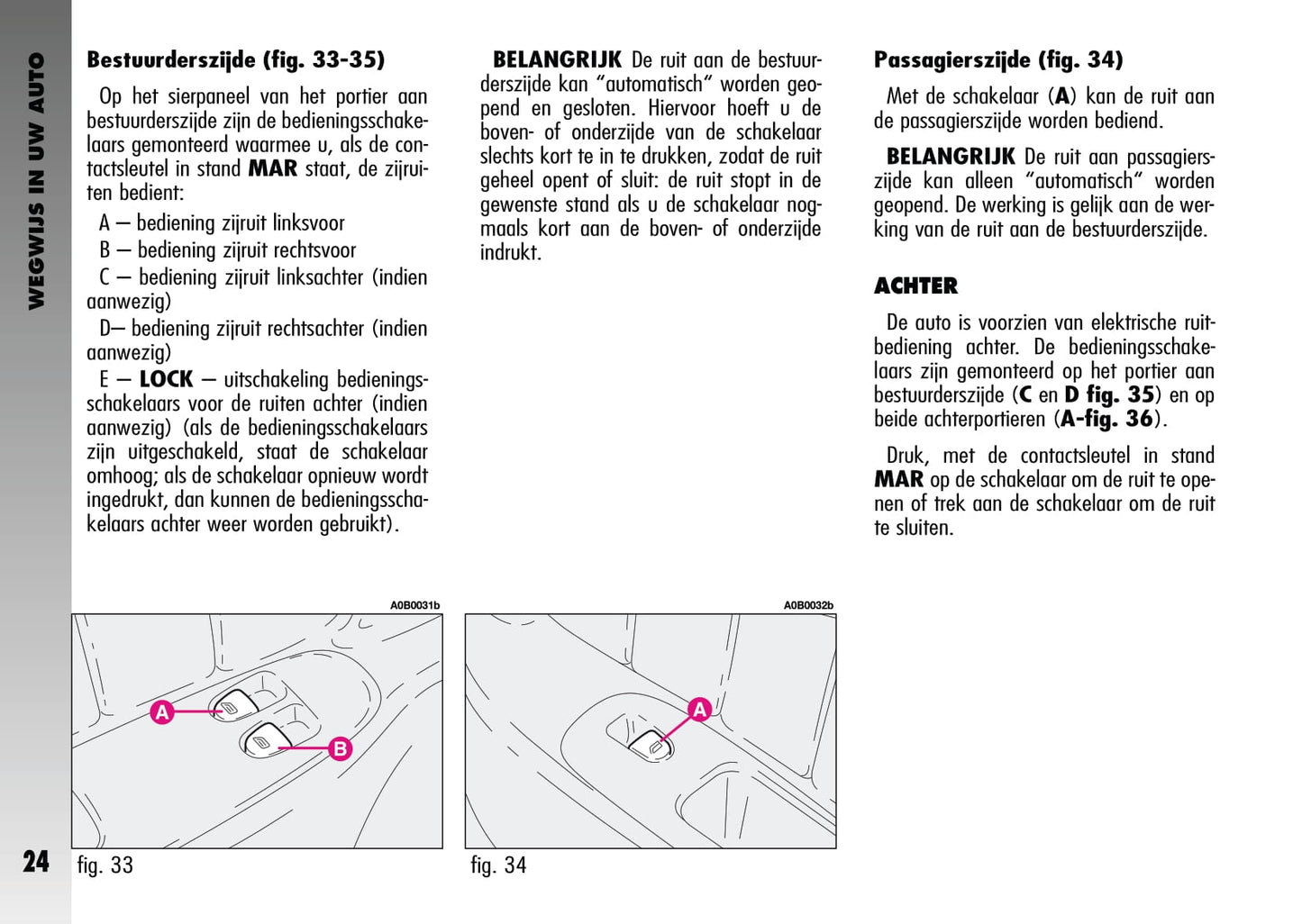 2003-2005 Alfa Romeo 156 GTA Owner's Manual | Dutch