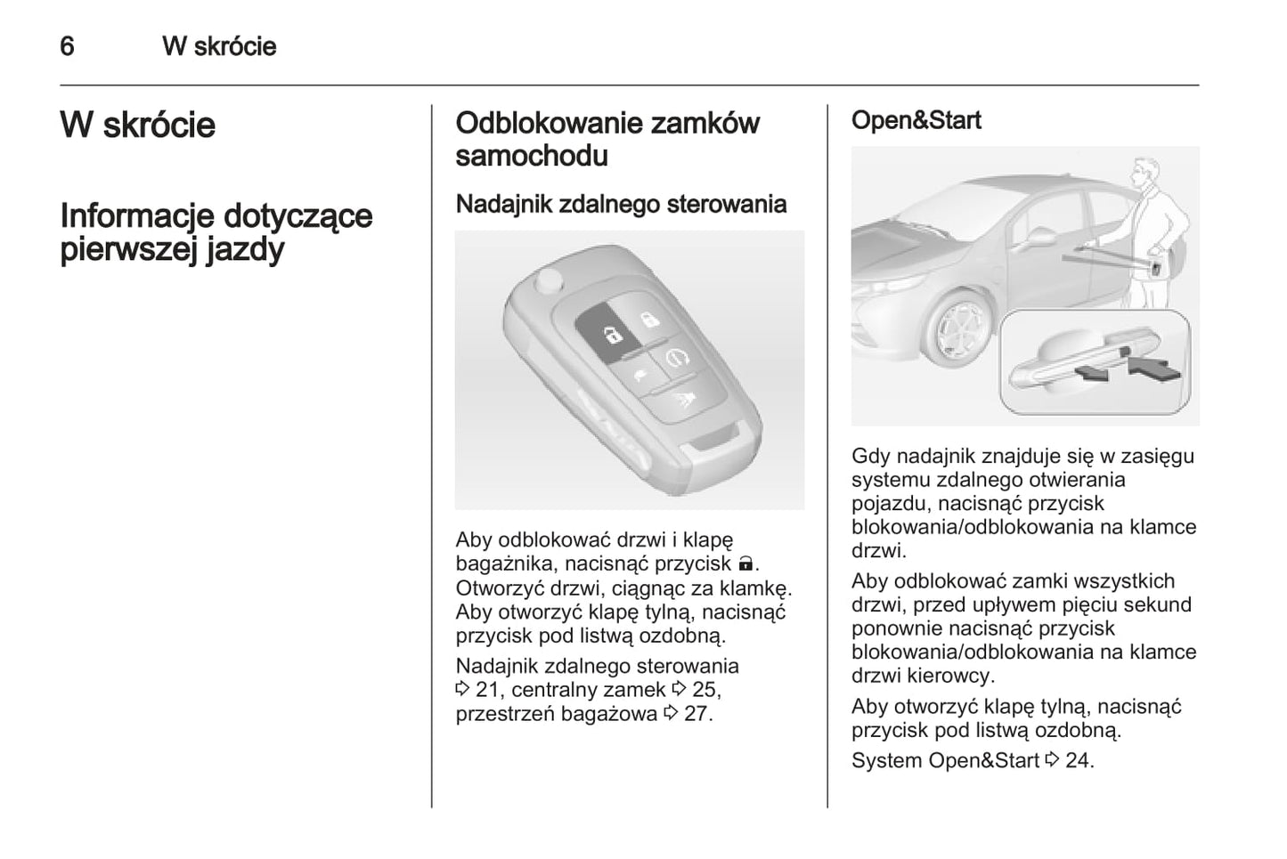 2012-2013 Opel Ampera Bedienungsanleitung | Polnisch