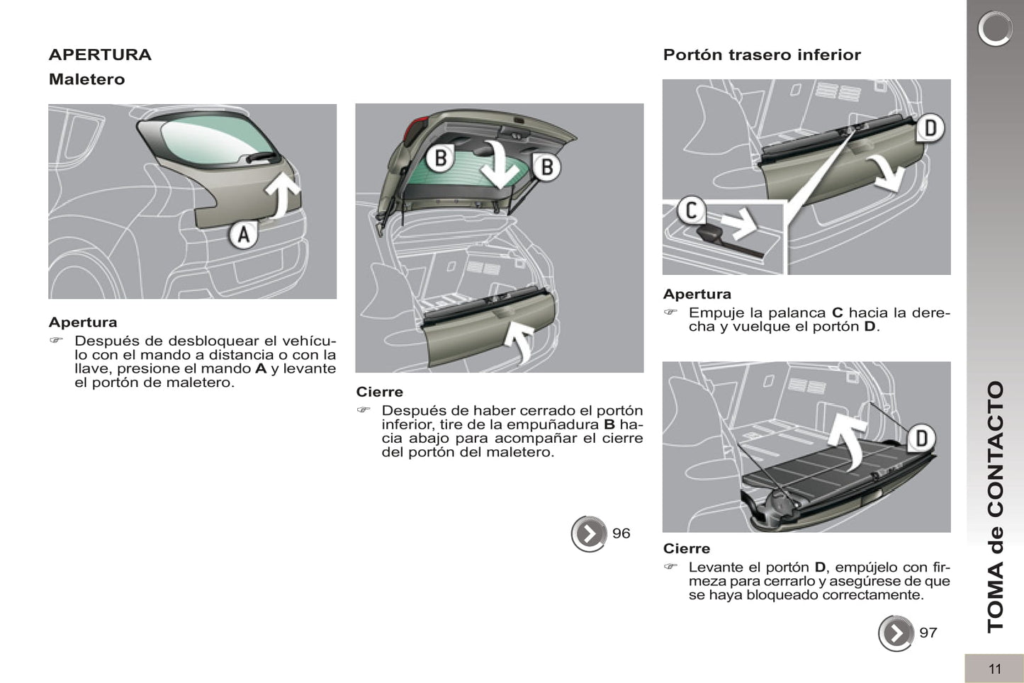 2012-2013 Peugeot 3008 HYbrid4 Manuel du propriétaire | Espagnol