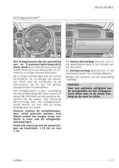 1999-2004 Seat Toledo Bedienungsanleitung | Niederländisch