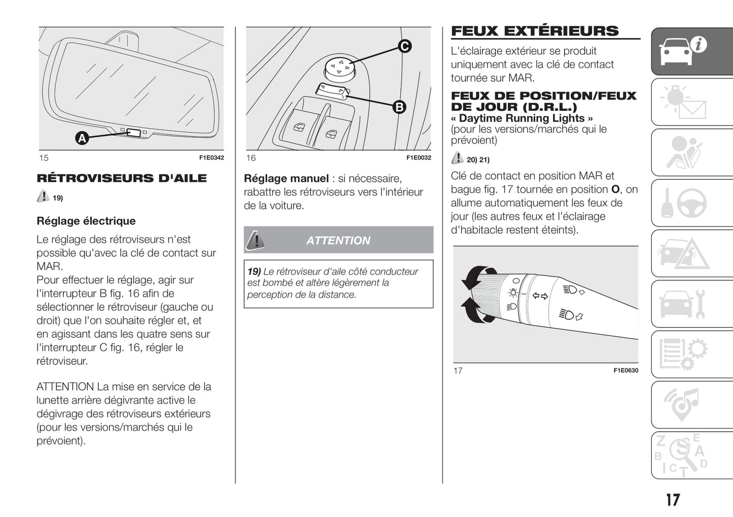 2018-2019 Fiat Punto Bedienungsanleitung | Französisch