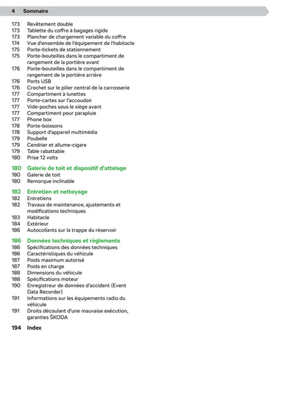 2019-2020 Skoda Scala Gebruikershandleiding | Frans