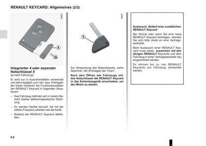 2012-2013 Renault Clio Owner's Manual | German