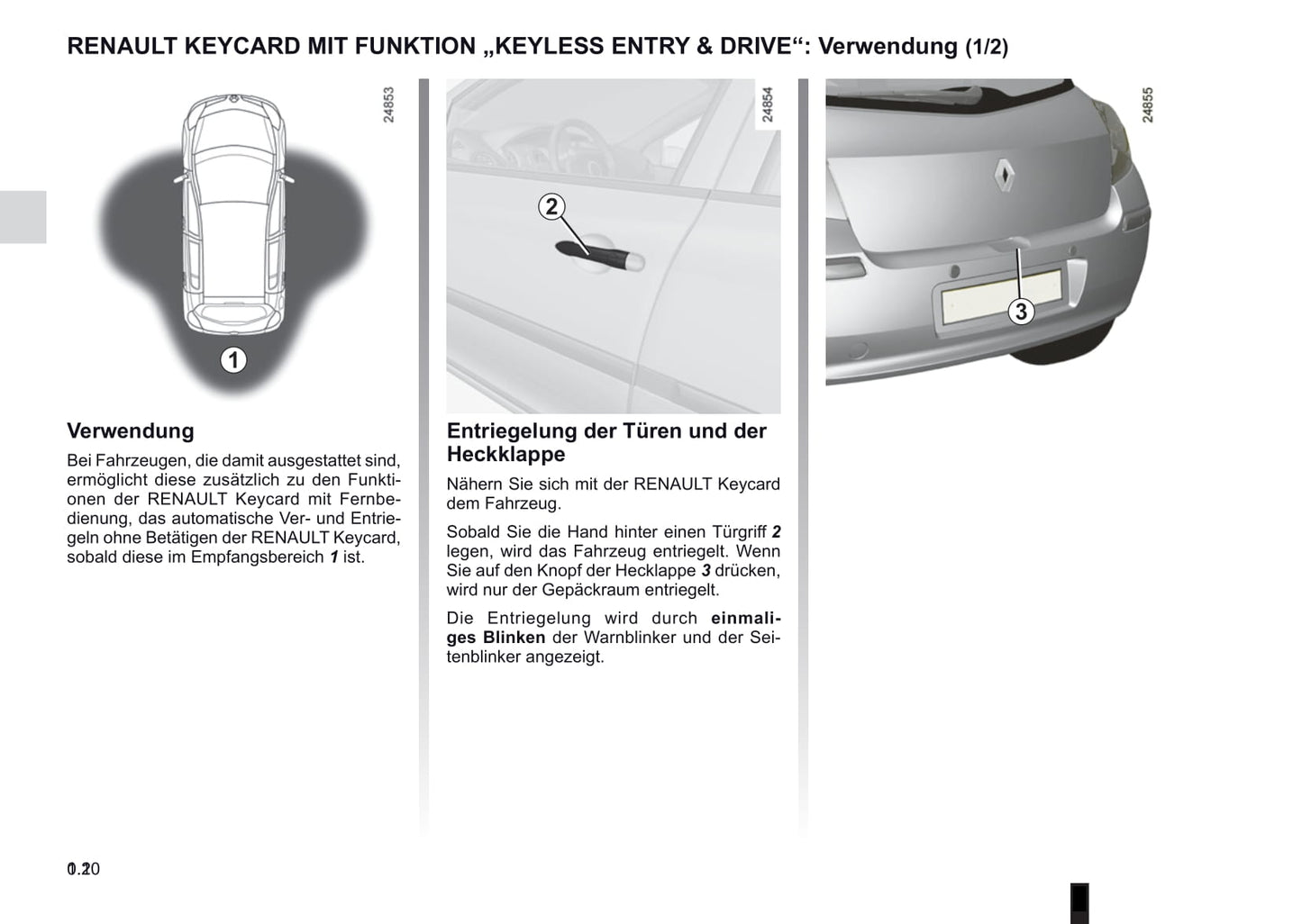 2009-2013 Renault Clio Manuel du propriétaire | Allemand