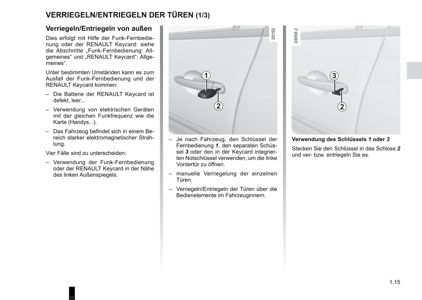 2012-2013 Renault Clio Owner's Manual | German