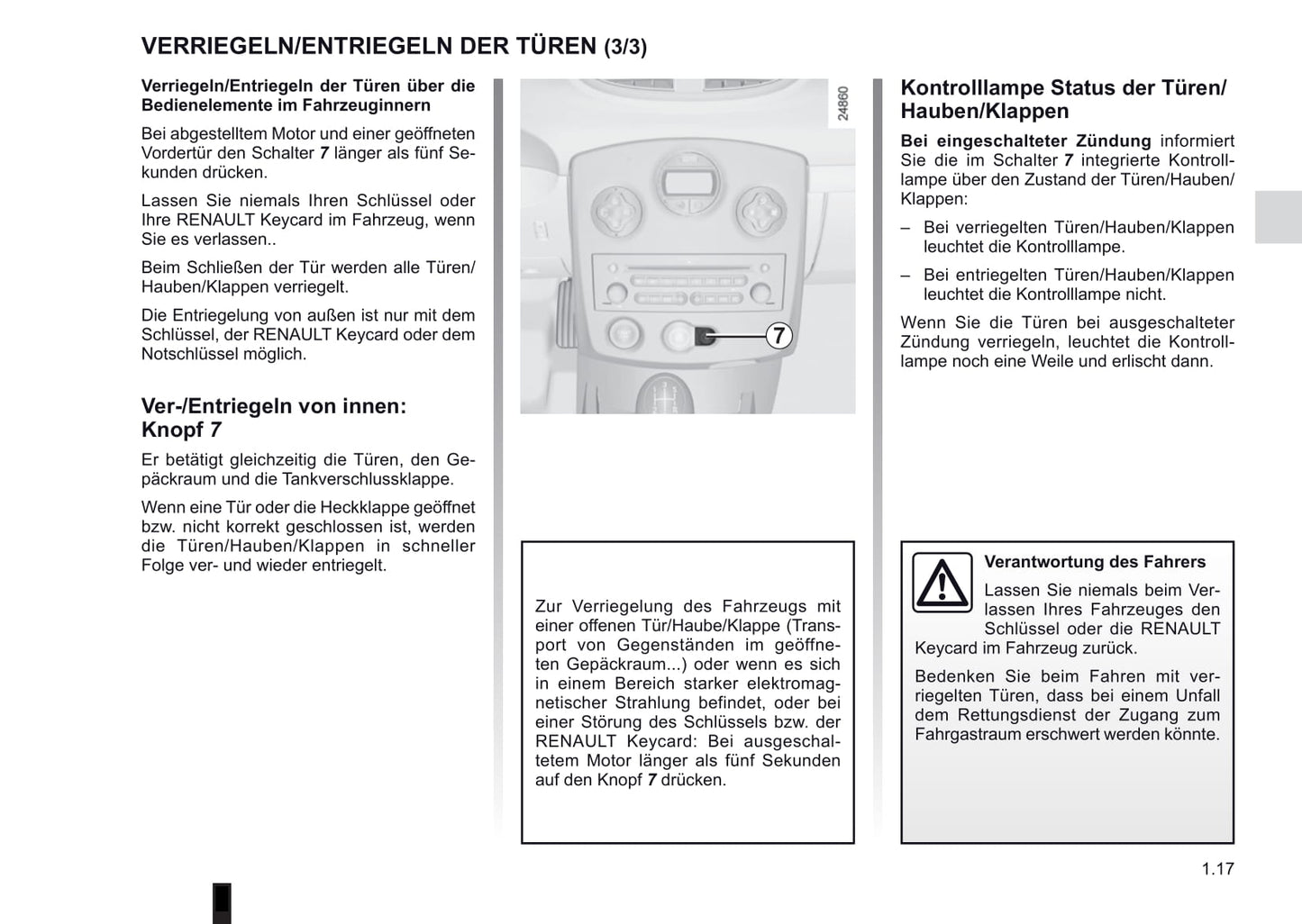 2009-2013 Renault Clio Manuel du propriétaire | Allemand