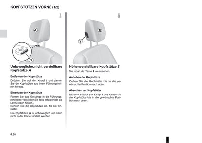 2012-2013 Renault Clio Owner's Manual | German