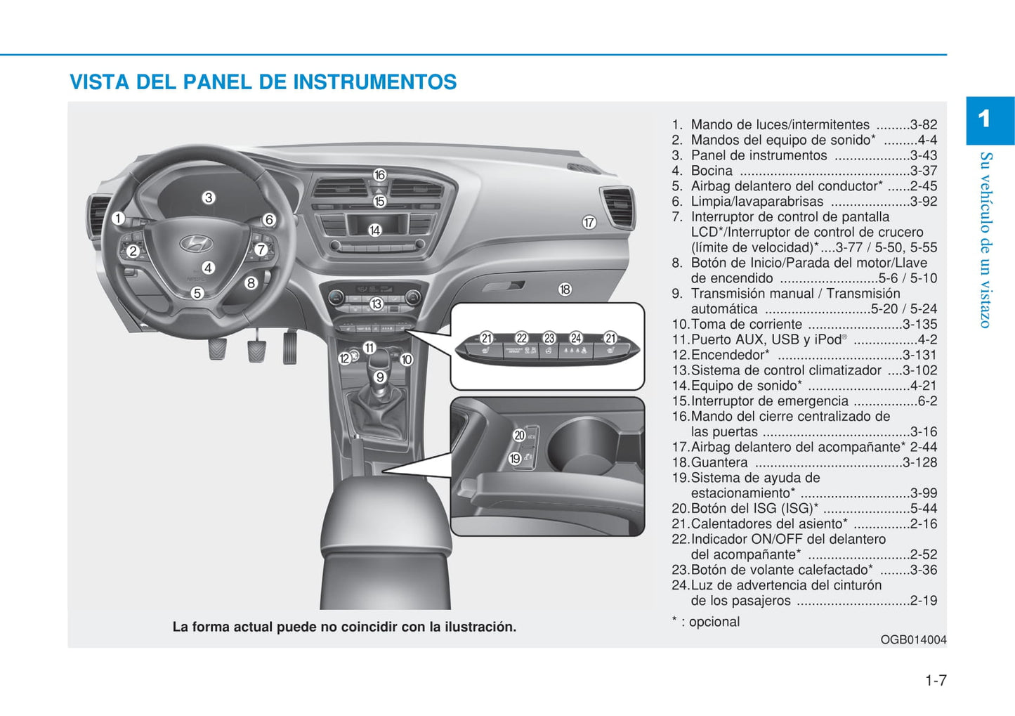 2015-2016 Hyundai i20 Gebruikershandleiding | Spaans