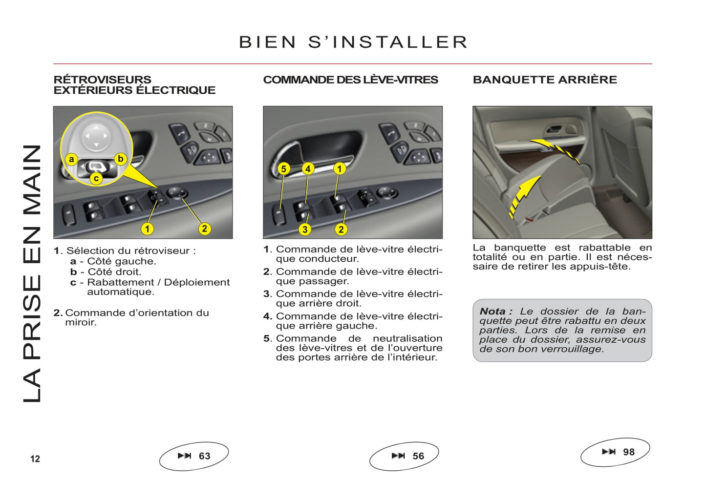 2011-2012 Citroën C6 Owner's Manual | French