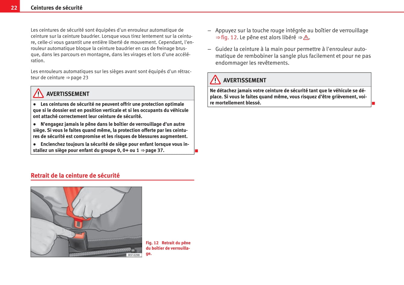 2012-2015 Seat Ibiza Gebruikershandleiding | Frans