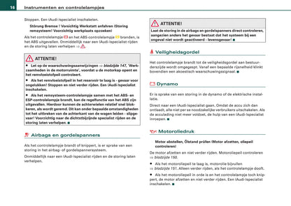 2006-2010 Audi TT Coupé/TTS Coupé/TT RS Coupé Owner's Manual | Dutch