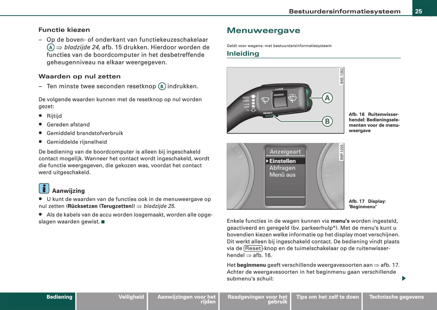 2006-2010 Audi TT Bedienungsanleitung | Niederländisch