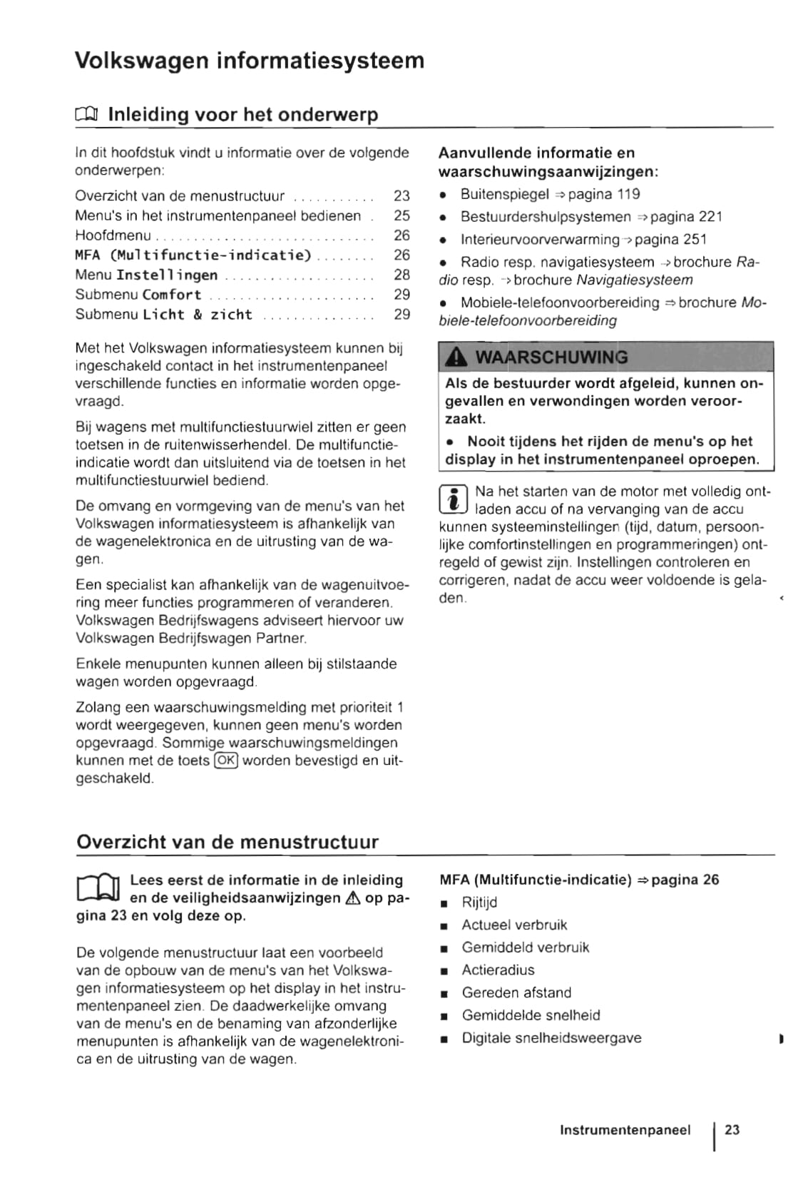 2010-2015 Volkswagen Caddy Owner's Manual | Dutch