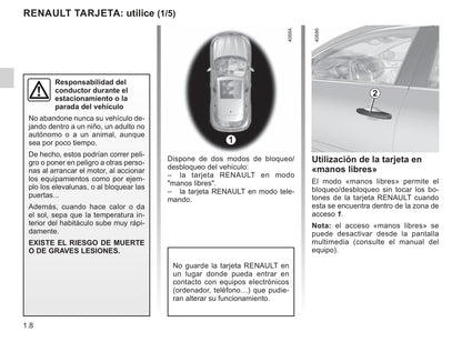 2018-2019 Renault Mégane Gebruikershandleiding | Spaans