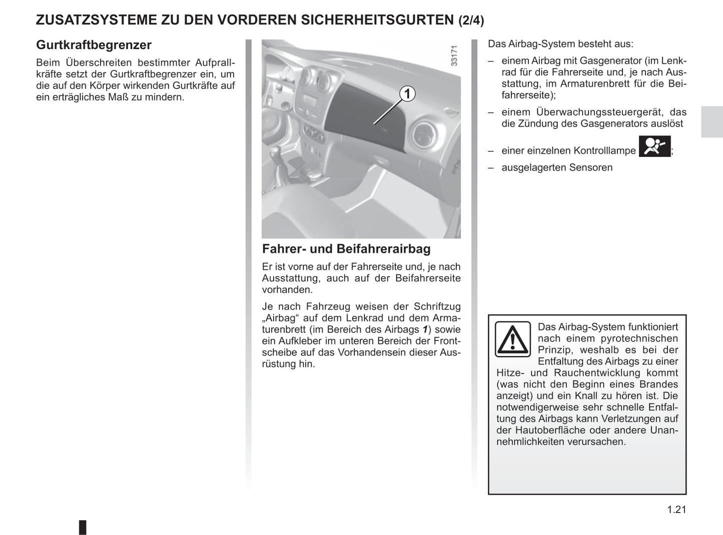 2013-2016 Dacia Logan Bedienungsanleitung | Deutsch