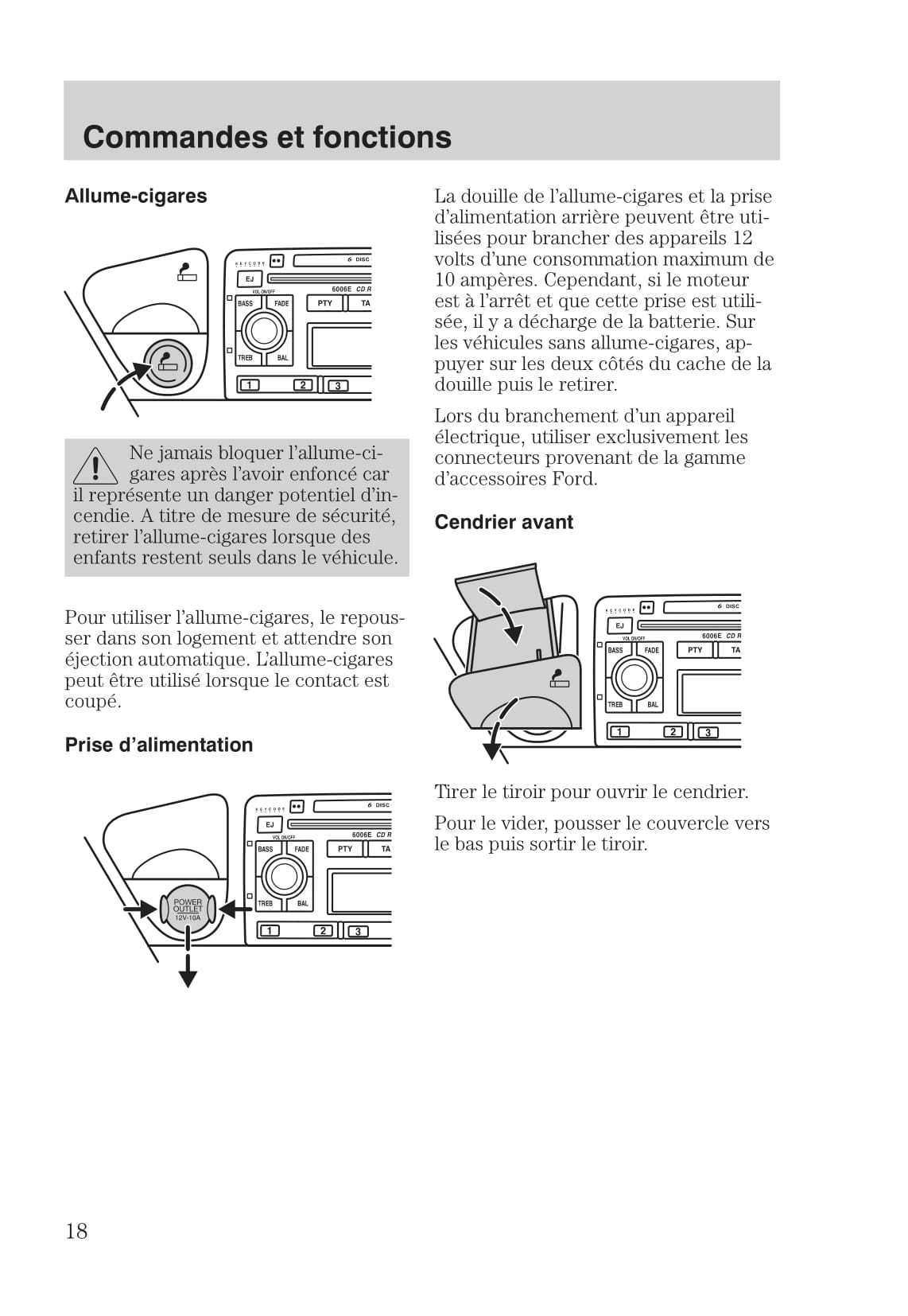 1999-2005 Ford Focus Manuel du propriétaire | Français