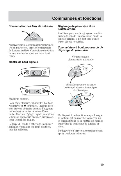 1999-2005 Ford Focus Manuel du propriétaire | Français