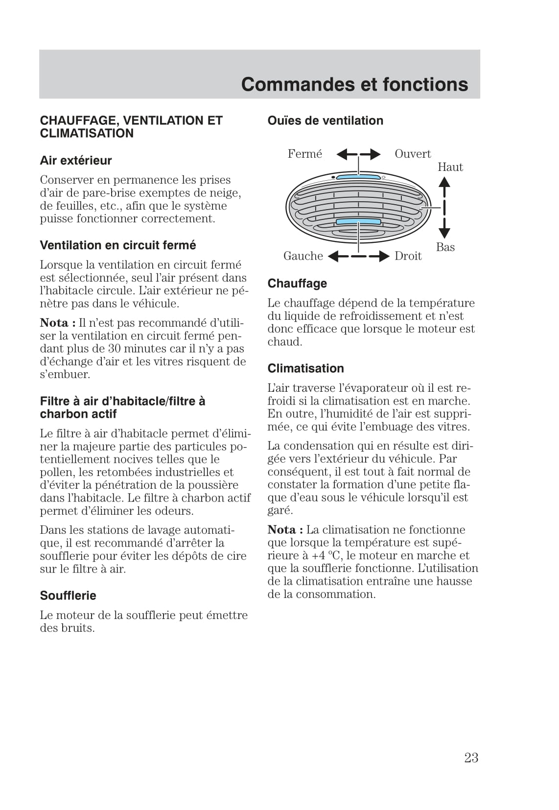 1999-2005 Ford Focus Manuel du propriétaire | Français