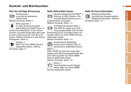 1999-2001 BMW 7 Series Owner's Manual | German