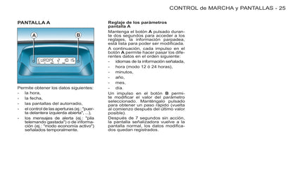 2011-2012 Peugeot Partner Origin Bedienungsanleitung | Spanisch