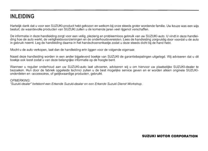 2020-2021 Suzuki Swift Bedienungsanleitung | Niederländisch