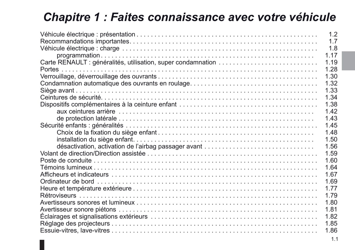 2016-2019 Renault Zoe Manuel du propriétaire | Français