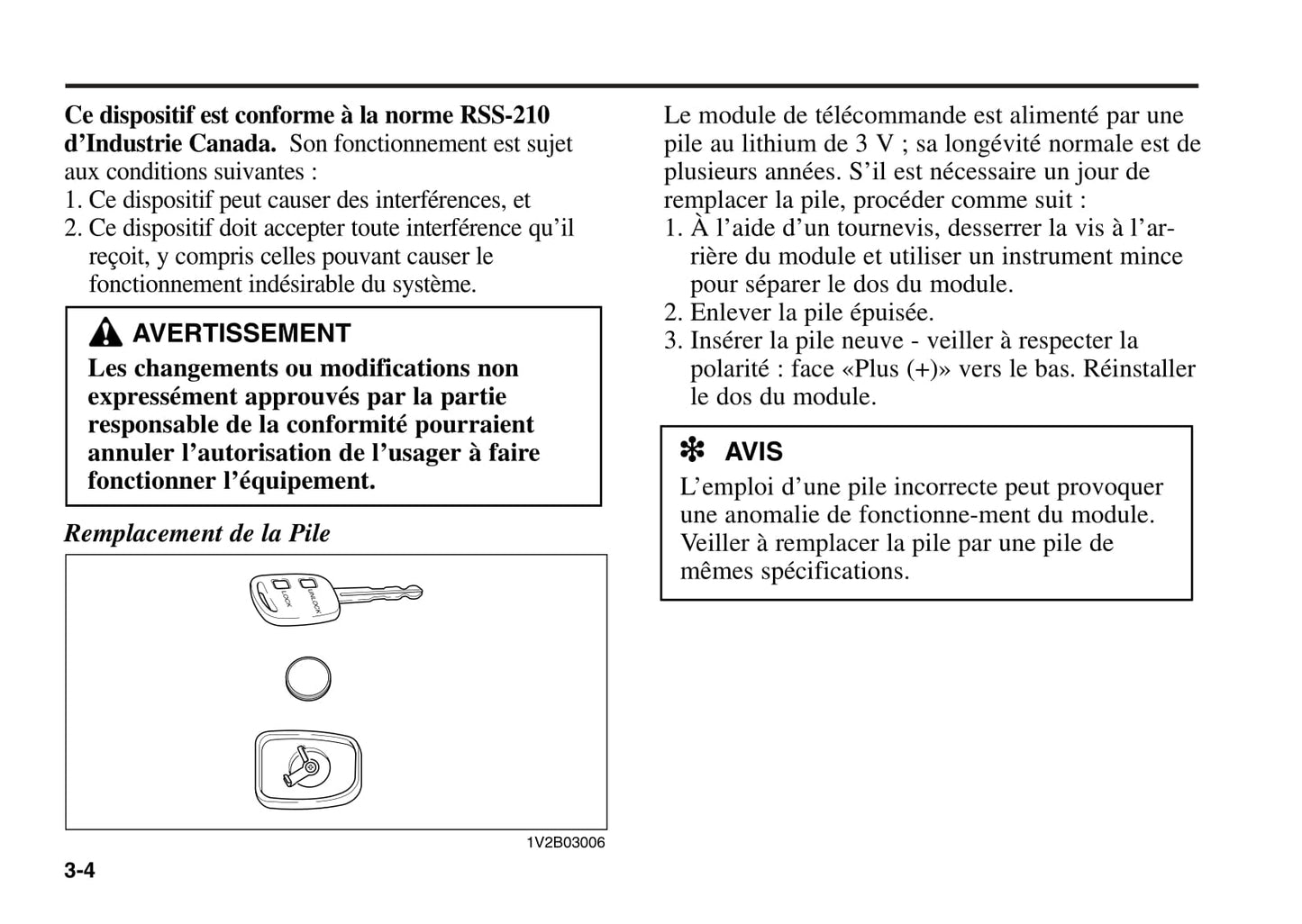 2006 Kia Rio Owner's Manual | French