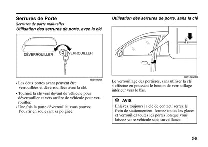 2006 Kia Rio Owner's Manual | French