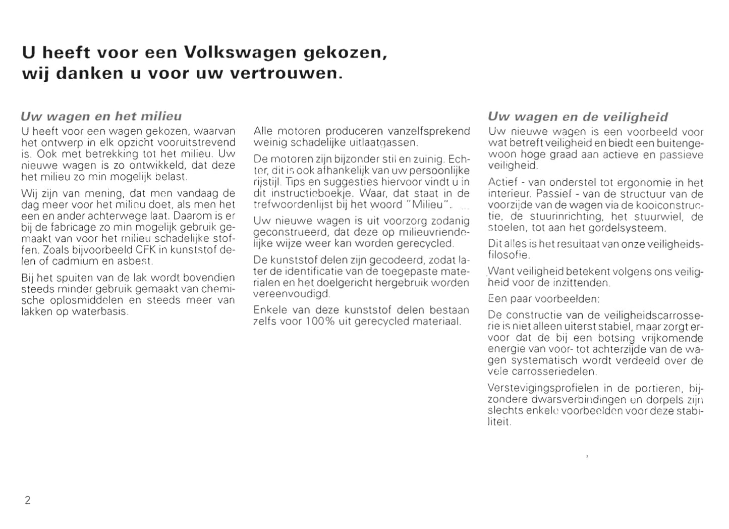 1994-1999 Volkswagen Polo/Variant Gebruikershandleiding | Nederlands