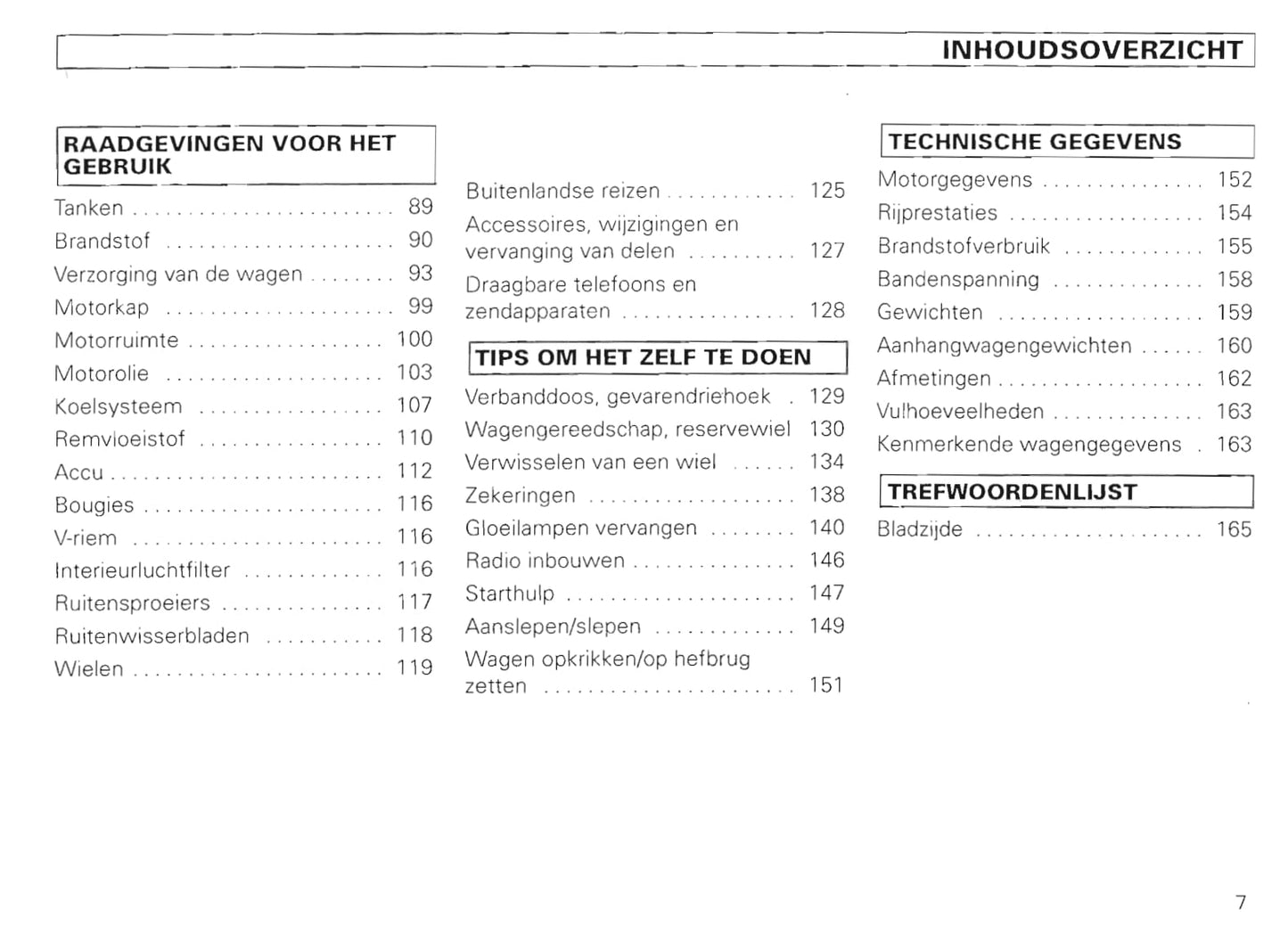 1994-1999 Volkswagen Polo/Variant Owner's Manual | Dutch