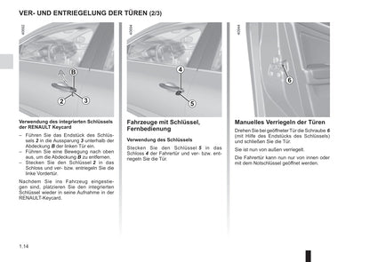 2016-2017 Renault Mégane Owner's Manual | German