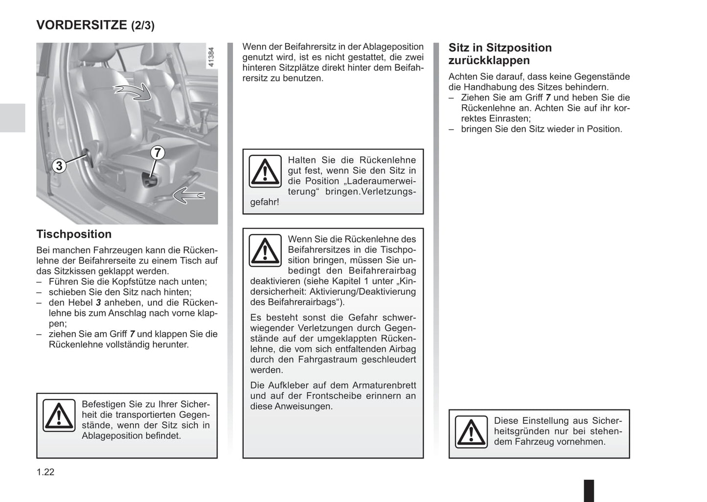 2016-2017 Renault Mégane Owner's Manual | German