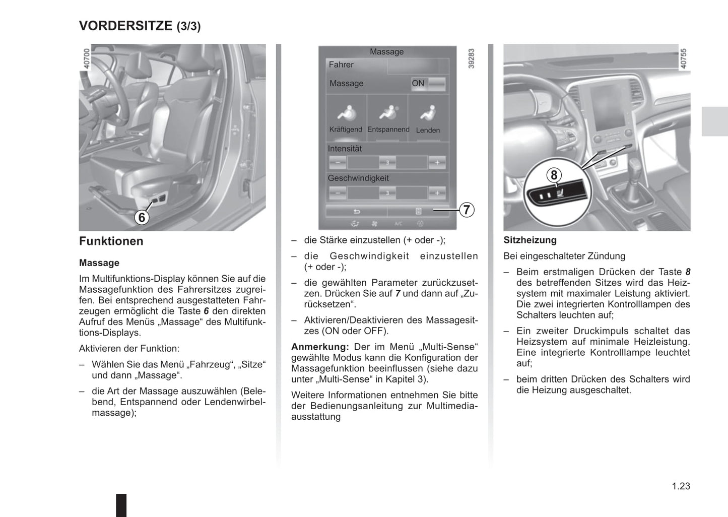 2016-2017 Renault Mégane Owner's Manual | German