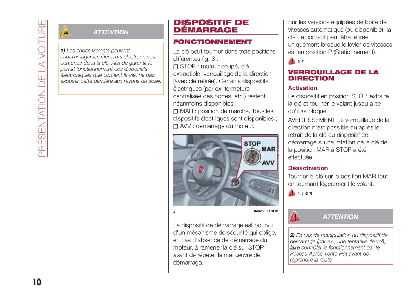 2017-2018 Fiat Tipo Manuel du propriétaire | Français