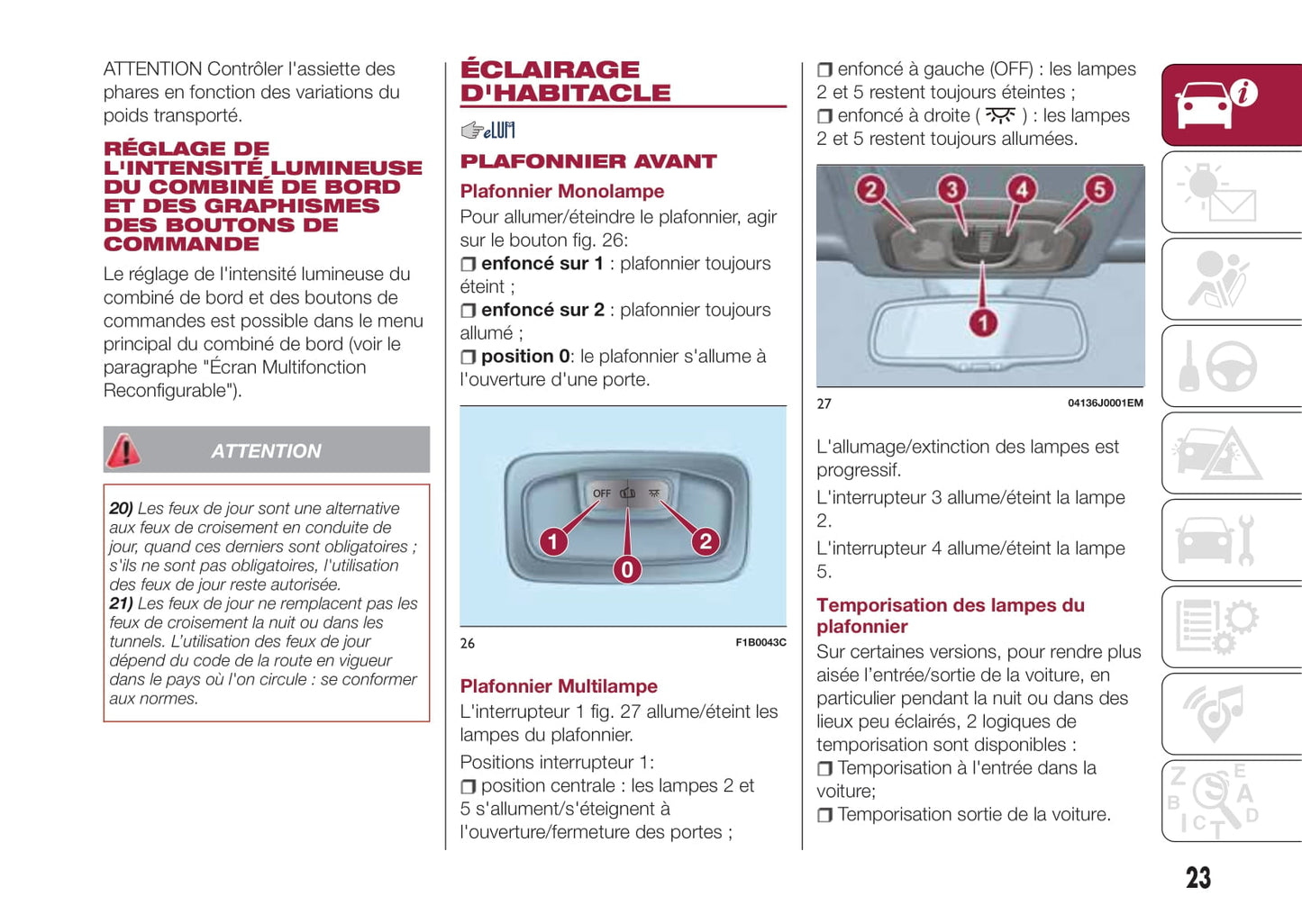 2017-2018 Fiat Tipo Manuel du propriétaire | Français