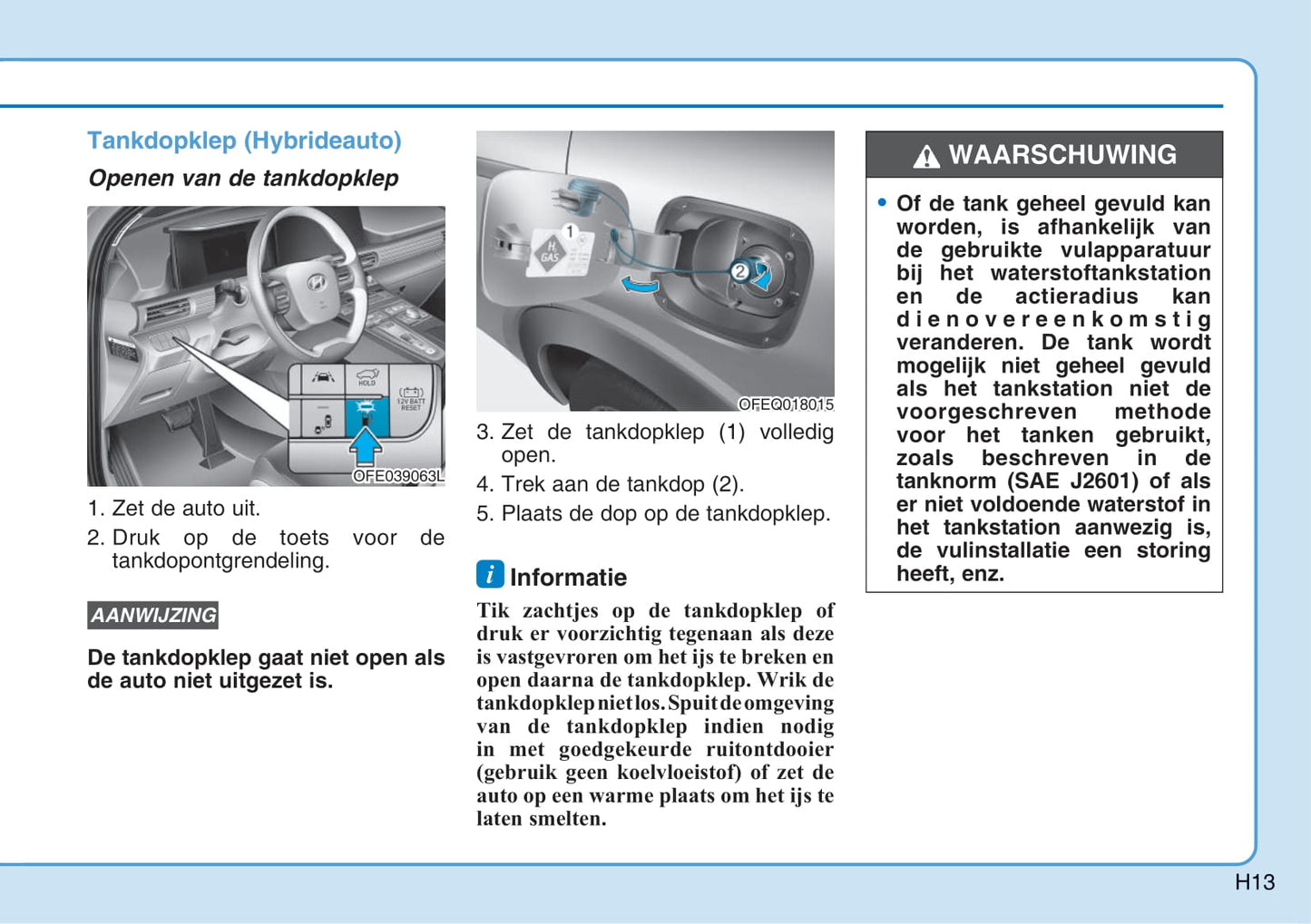 2018-2023 Hyundai Nexo Manuel du propriétaire | Néerlandais