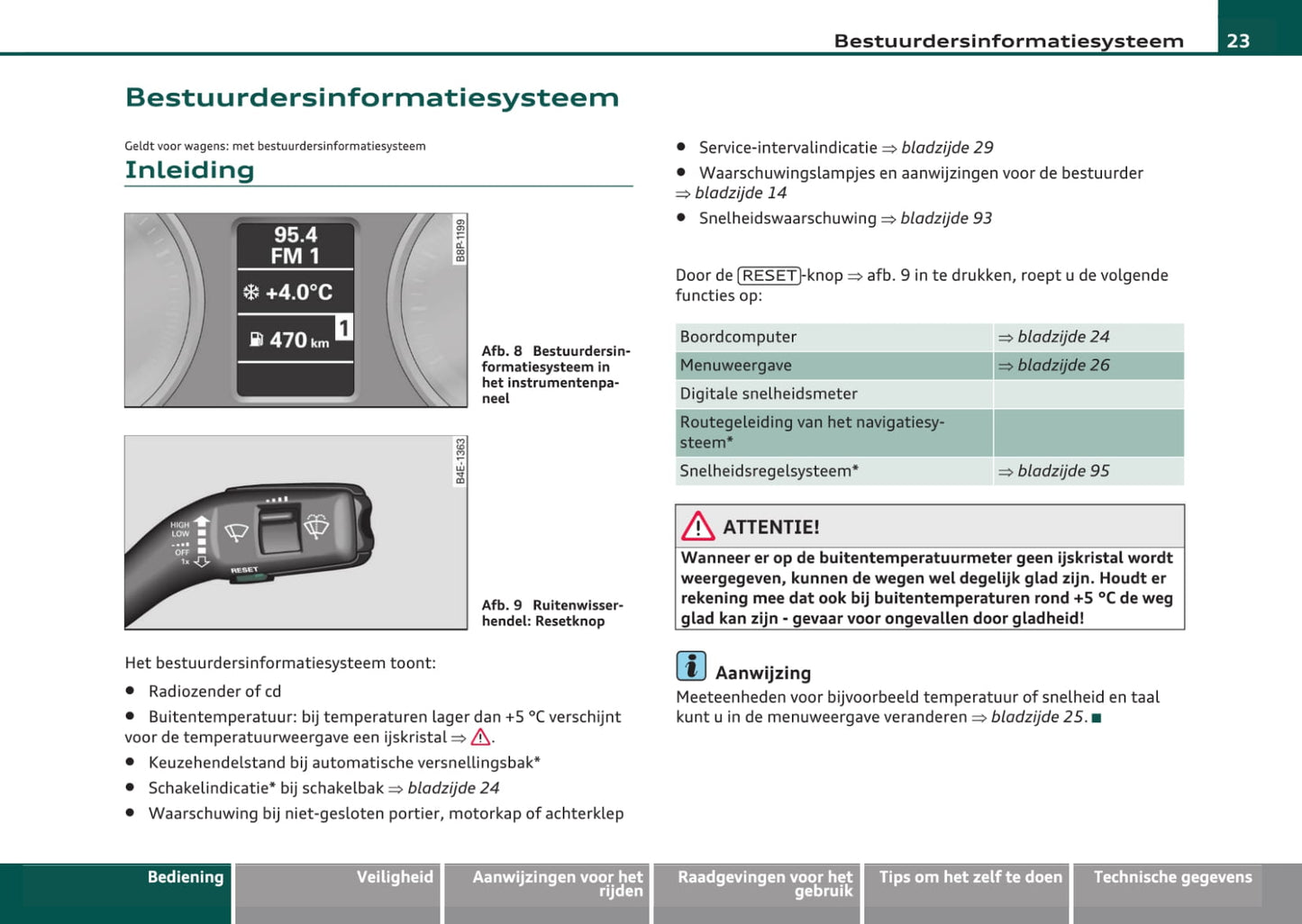 2008-2013 Audi A3 Owner's Manual | Dutch