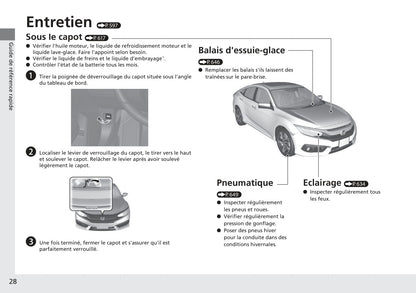 2017-2020 Honda Civic Manuel du propriétaire | Français