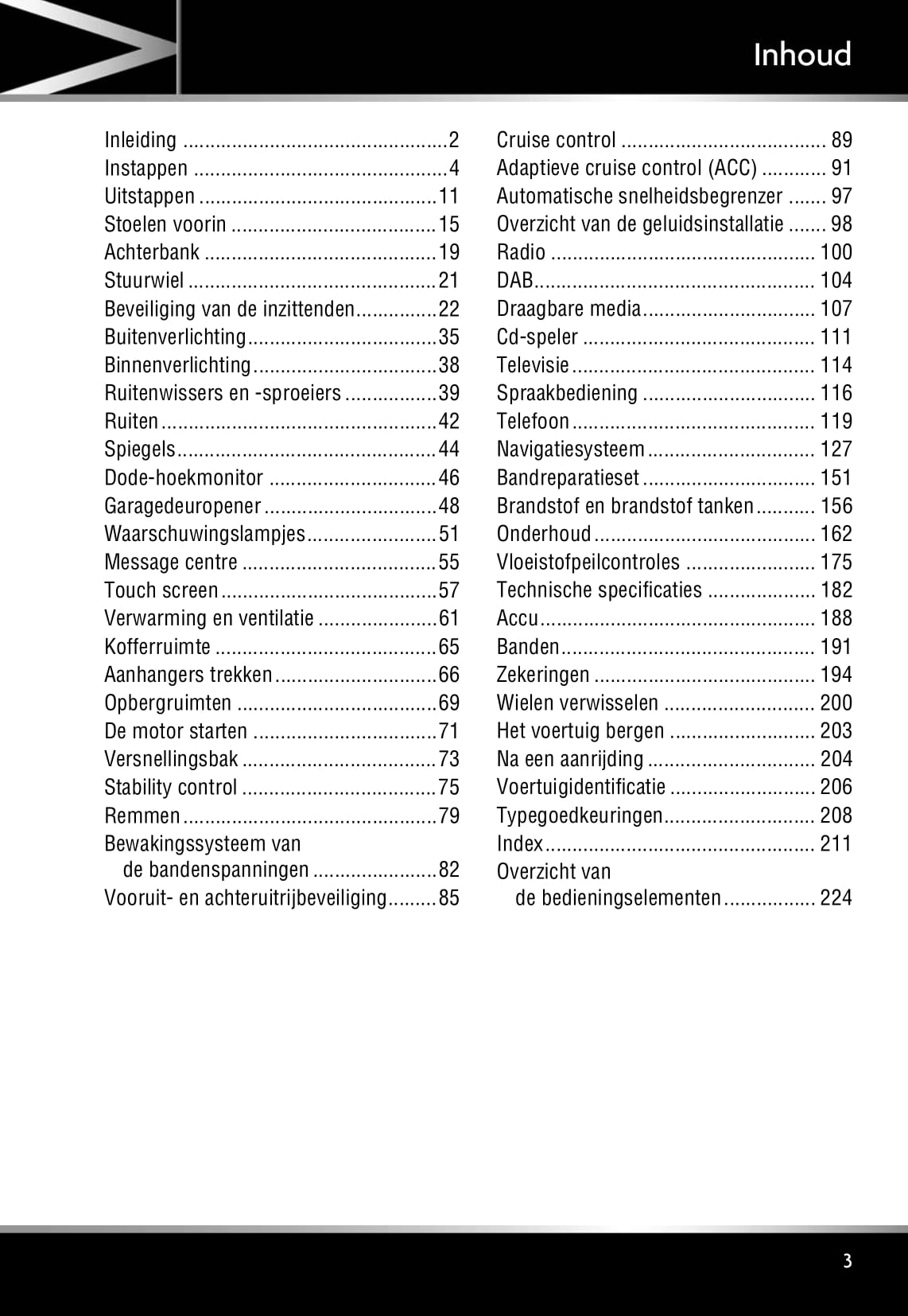 2008-2009 Jaguar XF Owner's Manual | Dutch