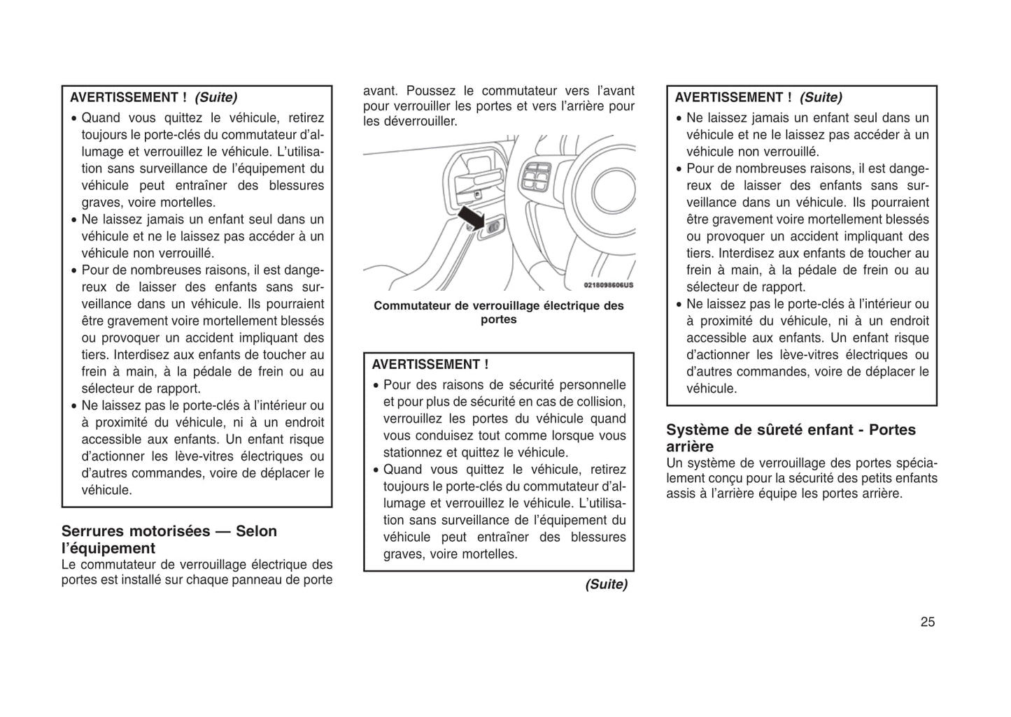 2016-2017 Jeep Wrangler Owner's Manual | French