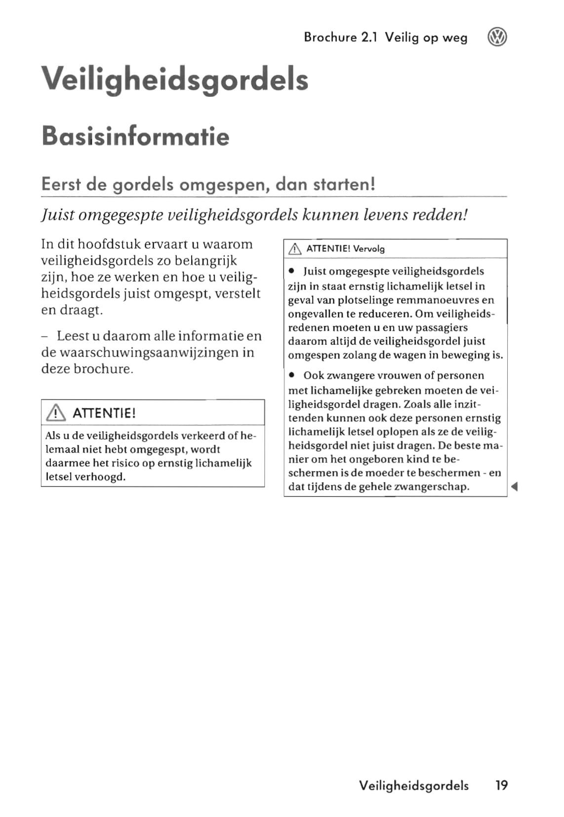 2003-2009 Volkswagen Multivan/Transporter Gebruikershandleiding | Nederlands