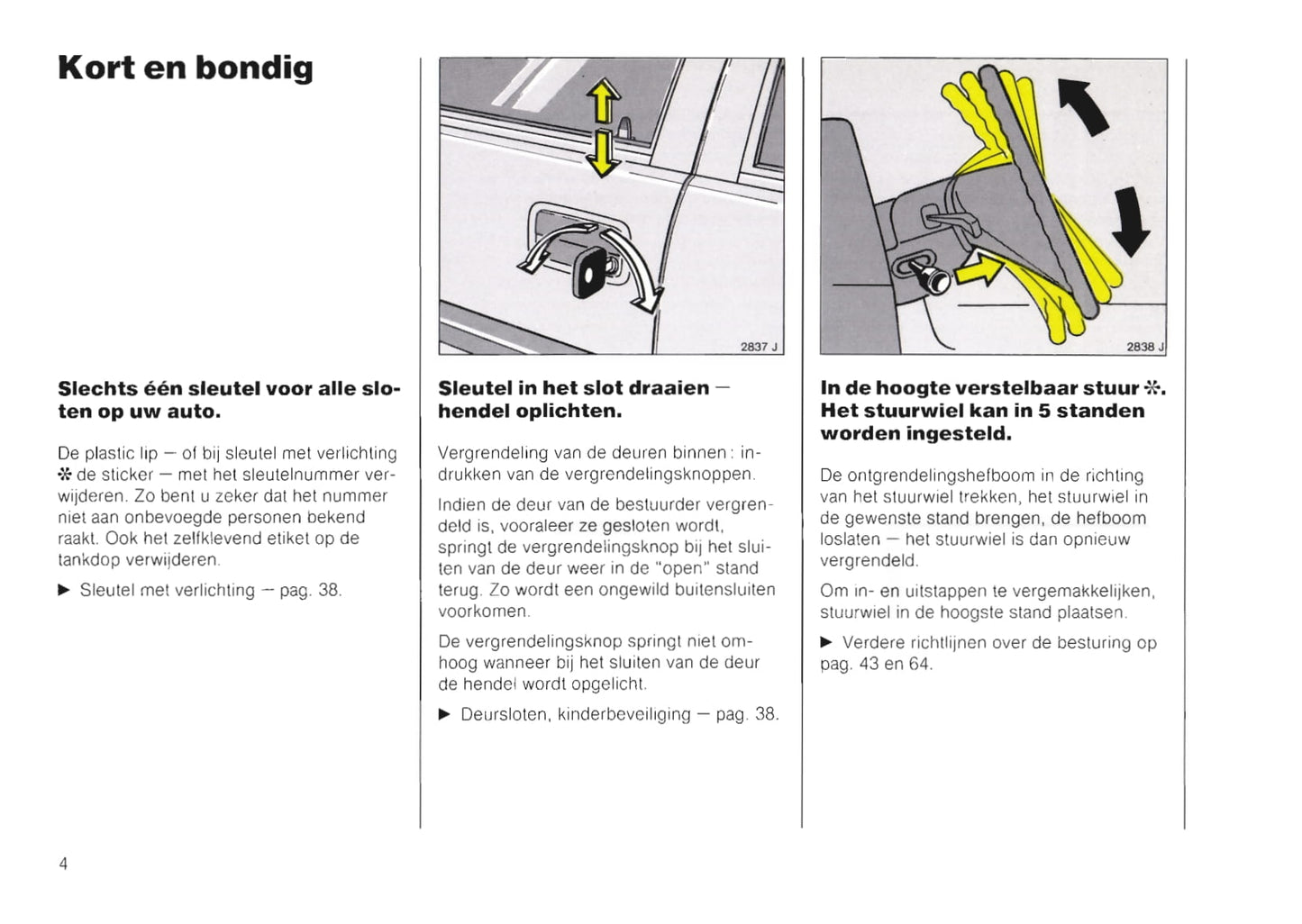 1988-1992 Opel Vectra Gebruikershandleiding | Nederlands