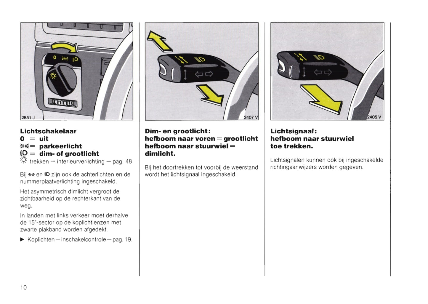 1988-1992 Opel Vectra Owner's Manual | Dutch