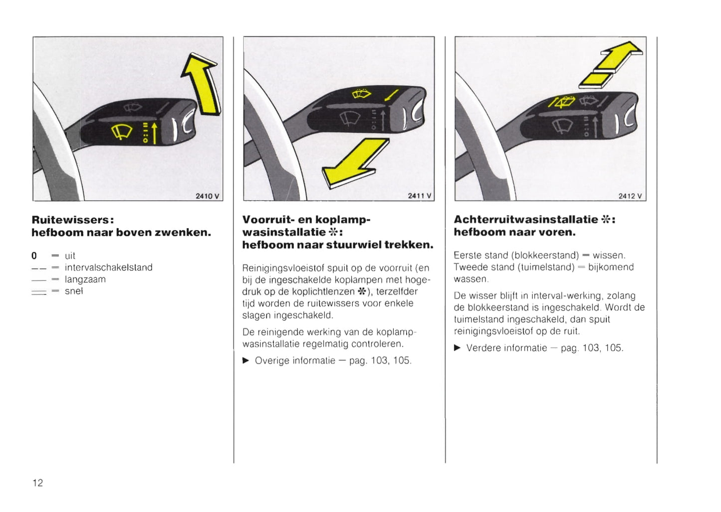 1988-1992 Opel Vectra Owner's Manual | Dutch