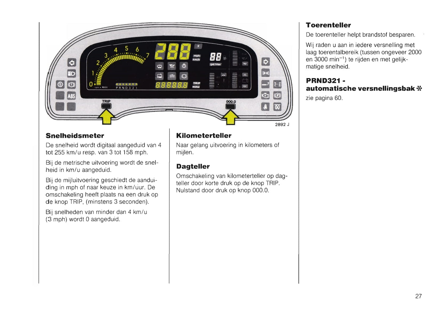 1988-1992 Opel Vectra Gebruikershandleiding | Nederlands