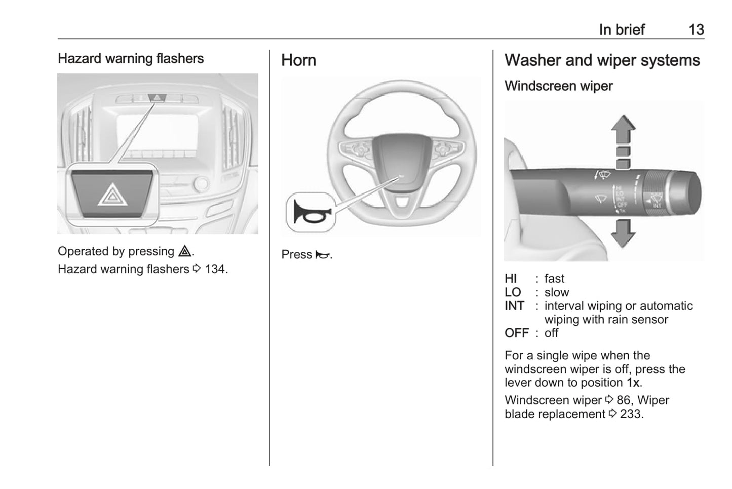 2016-2017 Vauxhall Insignia Owner's Manual | English