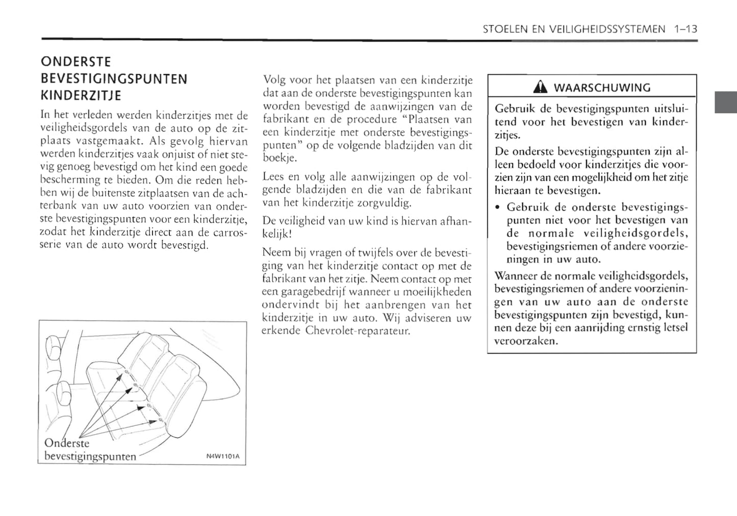 2004-2010 Chevrolet Nubira Owner's Manual | Dutch