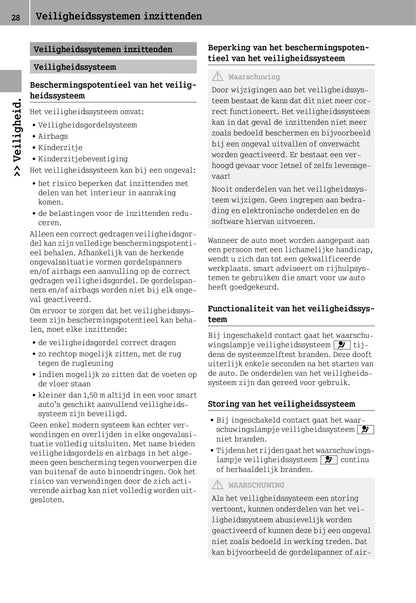 2014-2016 Smart Fortwo Bedienungsanleitung | Niederländisch