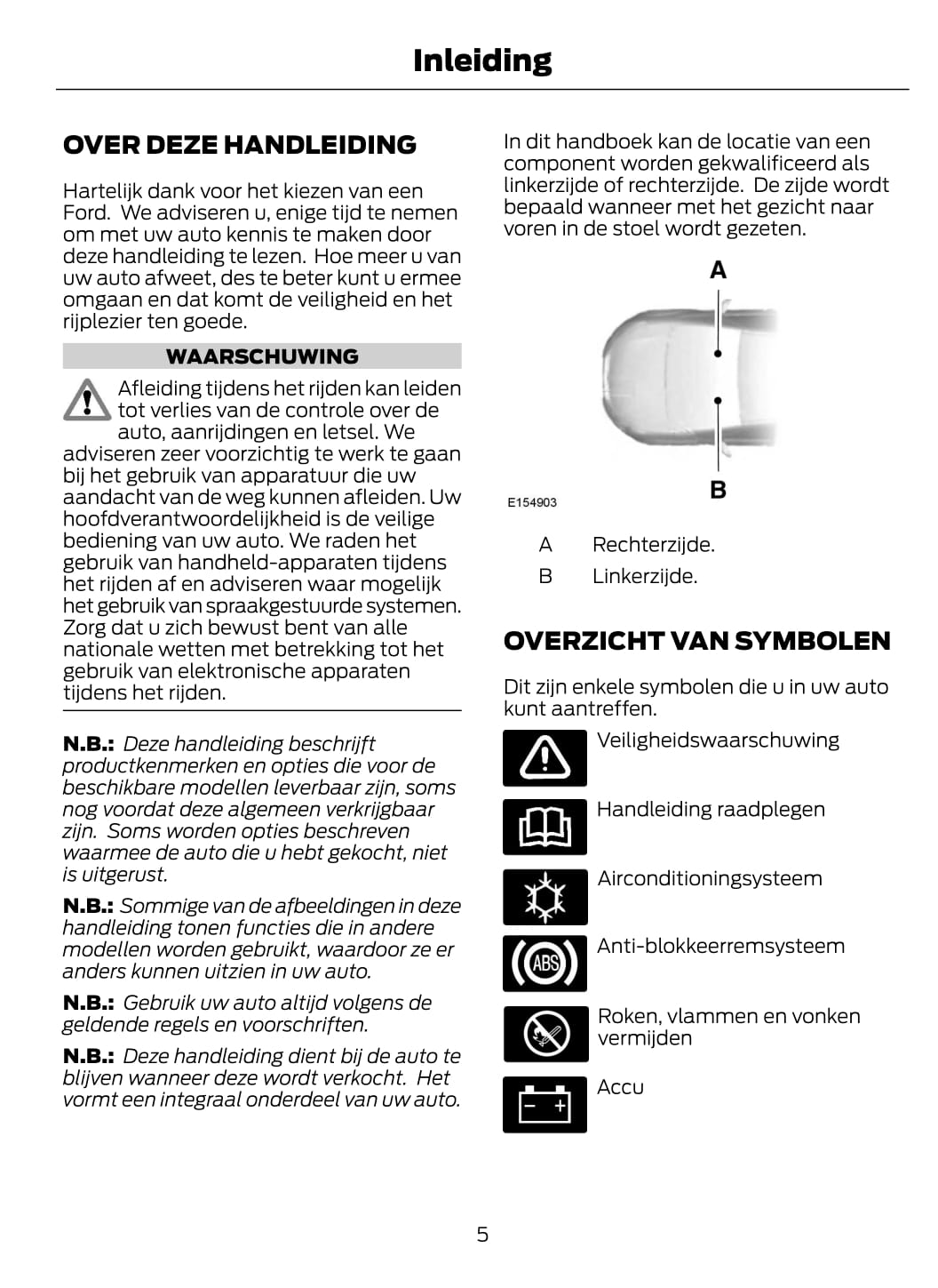 2014-2015 Ford EcoSport Bedienungsanleitung | Niederländisch