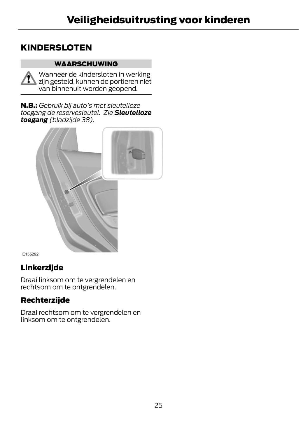 2014-2015 Ford EcoSport Owner's Manual | Dutch